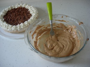 crema de chocolate de jabon