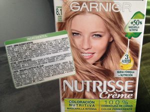 analisis del tinte capilar garnier